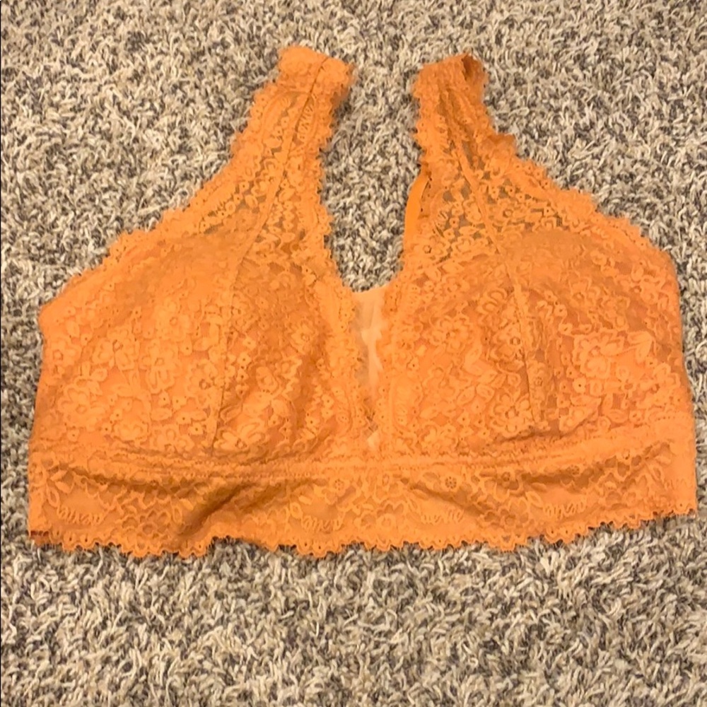NWT Aerie Orange Bralette size XXL